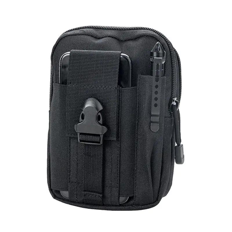 Men Molle Pouch Belt Waist Bag Edc Phone Pocket Pack Running Camping Bags Soft Back Hunting Accessories