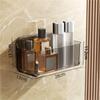Adhesive Organizers For Bathroom Functional Wall Mounted Storage Box Adhesive Designs for Bathroom and Kitchen