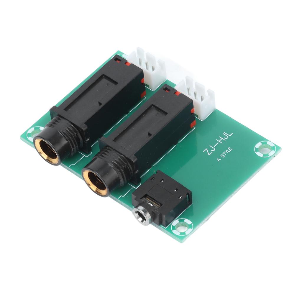 Kopfhörerbuchsen-Adapterplatine 2-fach Einfache Installation Zuverlässiger Kontakt Flexible Nutzung PCB Mikrofon