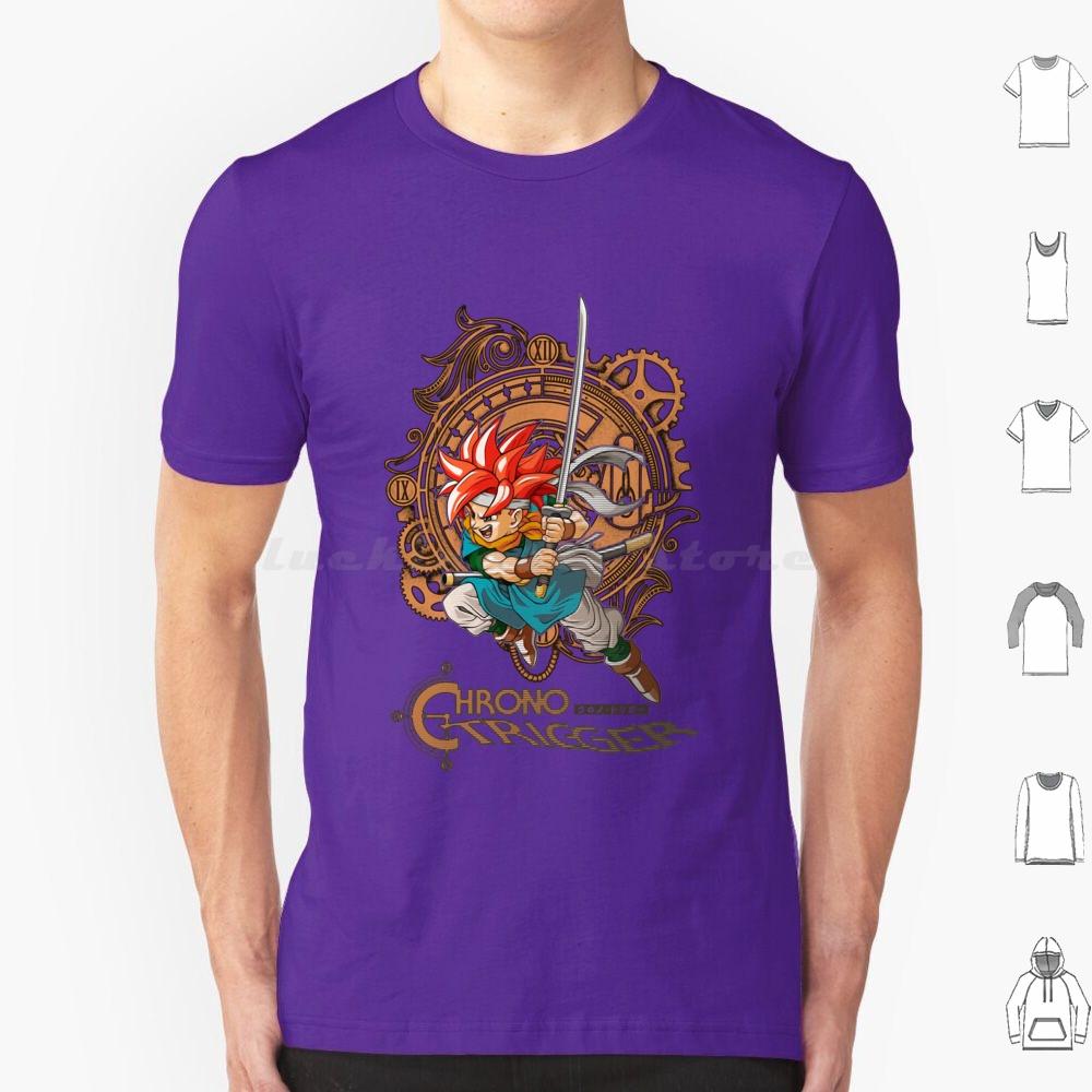 Chrono Trigger 02 Classic T Shirt 6xl Cotton Cool Tee Chrono Trigger Final Fantasy Super Square Enix Video Games Chrono Cross S
