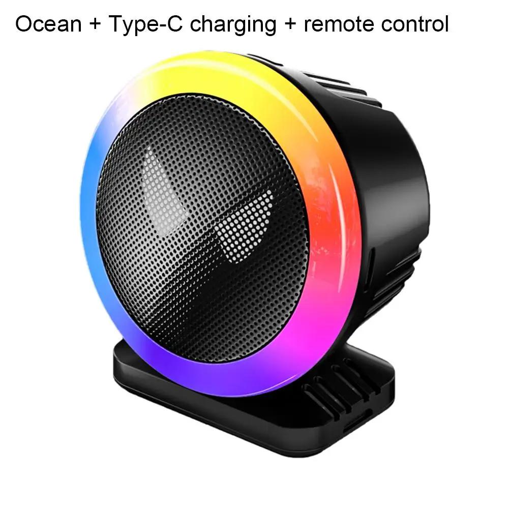 Car Aromatherapy Atmosphere Light RGB Sound Control Music Rhythm Lights Car Interior Creative Air Freshener For Automotive Q4N9