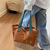 Women's Large Capacity Shoulder Bag Class Commuter Tote Bag Underarm Bag
