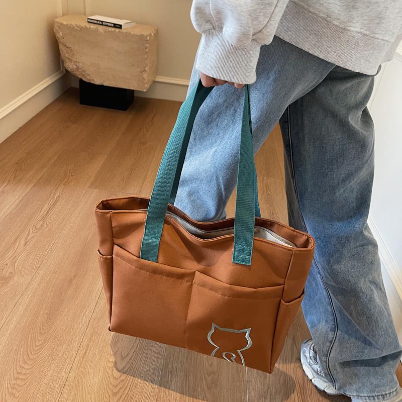 Women's Large Capacity Shoulder Bag Class Commuter Tote Bag Underarm Bag