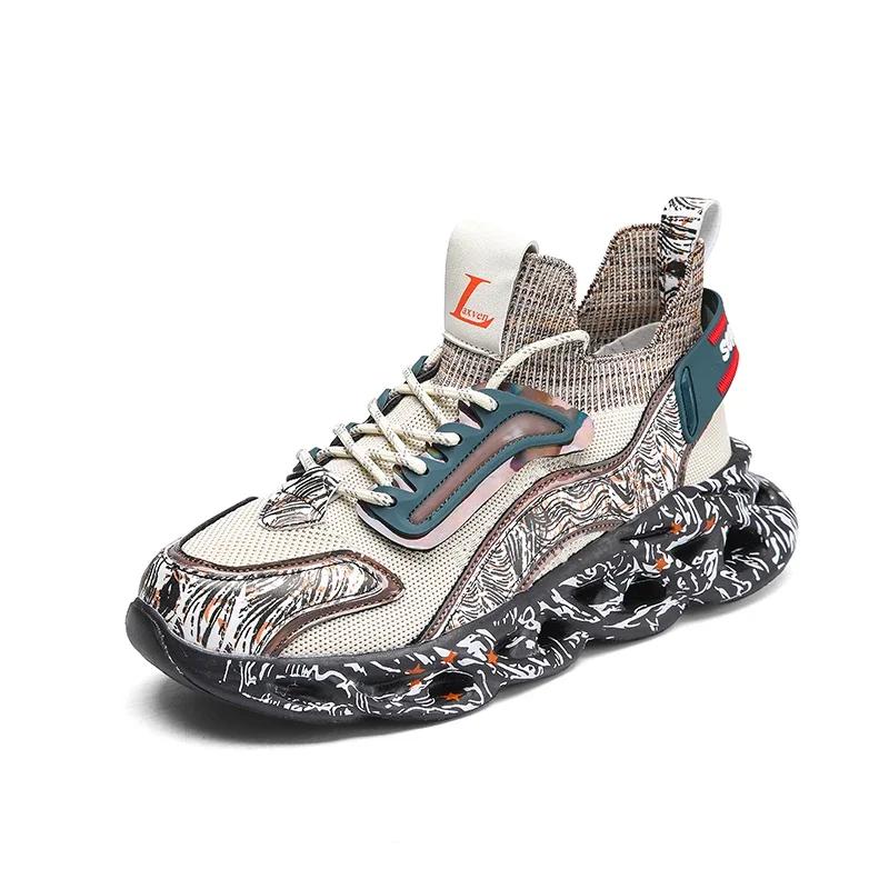 

YRZL Мужские спортивные легкие дышащие кроссовки для мужчин Удобная спортивная обувь Нескользящая обувь для ходьбы Обувь для тренировок в зале 39