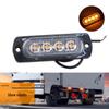 Ultra-Thin High-Brightness LED Car Warning & Running Lights - 12-24V, Always On with Turn Signal Function