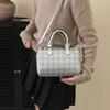 Fashion Plaid Pillow Bag New Texture Niche Handbag Casual Versatile Messenger Bag Women