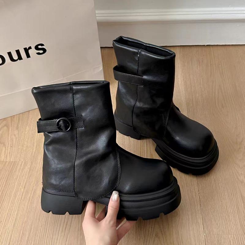 Women Ankle Boots Platform Chunky Shoes 2025 Trend New Winter Chelsea Snow Boots Casual Party Brand Woman Botas Mujer