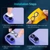 4PCS Camera Lens Screen Protector Cover for For Iphone 16 Plus Pro 16Plus For Iphone16 Tempered Glass Protection Film Phone Accessories