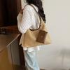 A Large-capacity Fashionable Casual Bag A Popular Korean-style Woven Single-shoulder Underarm Tote Bag