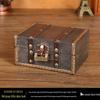Personalized Retro Wooden Jewelry Box for Necklaces and Earrings - Decorative Storage and Gift Packaging