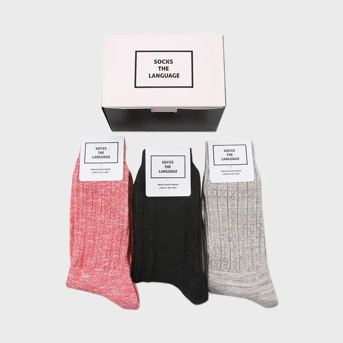 Human Knit Socks 3-Set