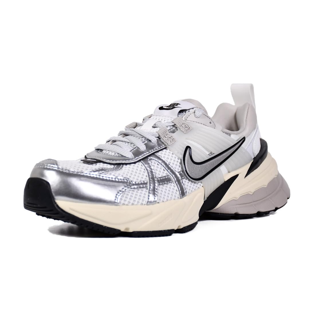 Nike W V2K RUN SUMMIT SILVER FD0736 100 WHITE/METALLIC 24.0cm (Women s 7.0) [Used]