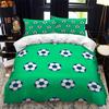 3D Football Print Duvet Cover Queen/King Size Soccer Sport Bedding Set for Boy Kids Gifts Ball Game Theme Quilt Cover Pillowcase