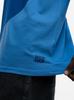Men's Short Sleeve Oversize T-Shirt Blue / Light Blue GOOD LUCK Loopy M
