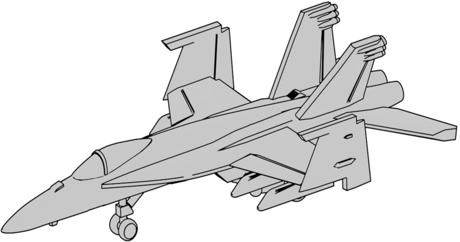 

Modelium 1/700 American F/A-18E Super Hornet Resin Kit T24V700-032M (Airplane)