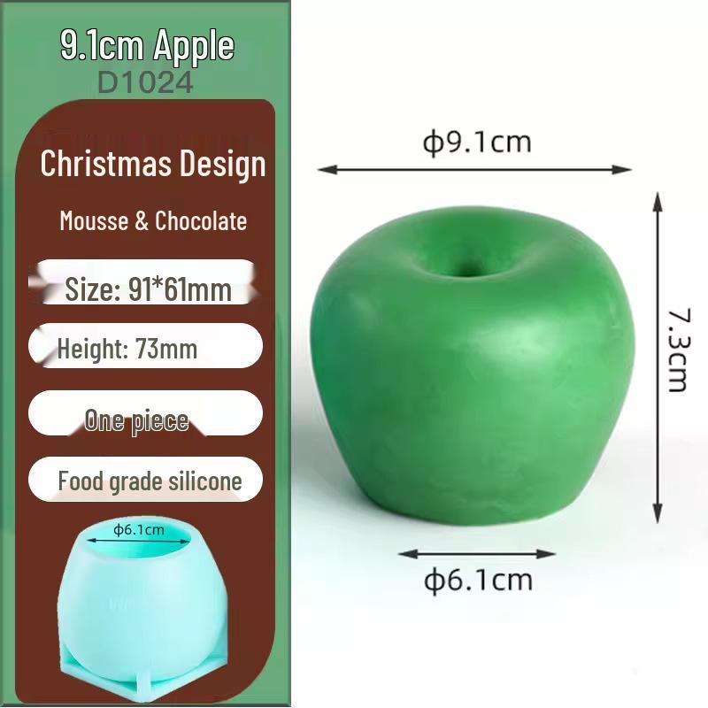 Silicone Christmas Sleigh Mold: Food-Grade Chocolate Shells for Fun Festive Cake and Mousse Decorations