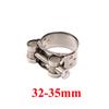 Universal Motorcycle Stainless Steel 304Single Exhaust Pipe Clamp Exhaust Tube Clip For Slip-on Type Muffler Silencer Adjustable