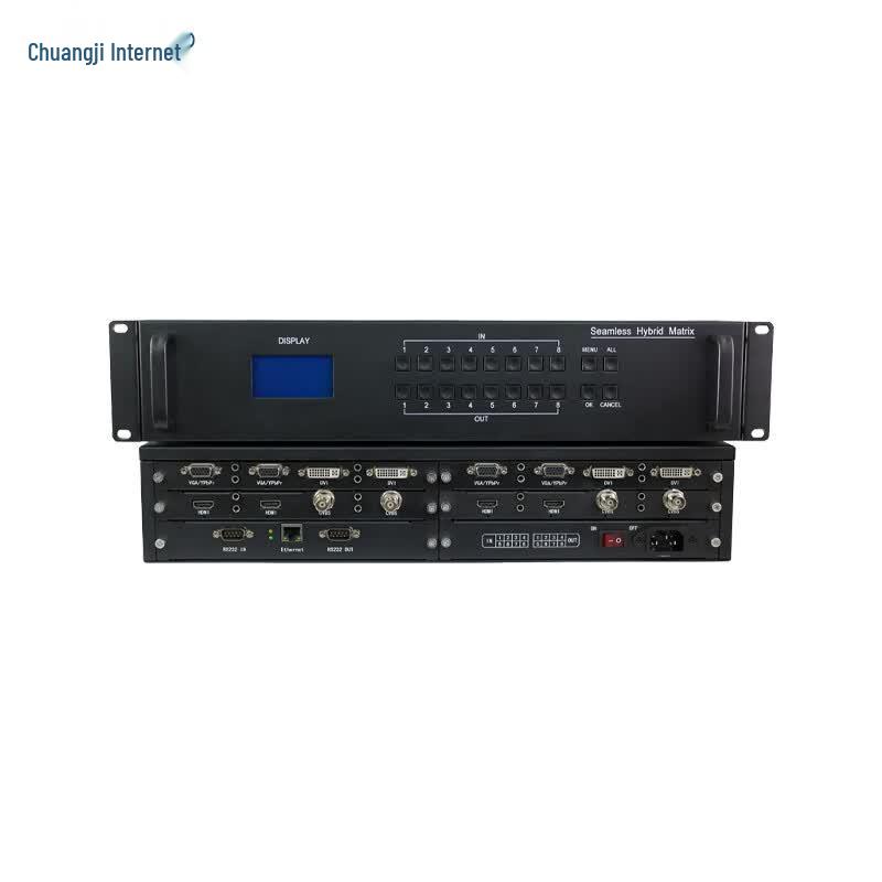 8x8 Modular HD Video Matrix Chassis
