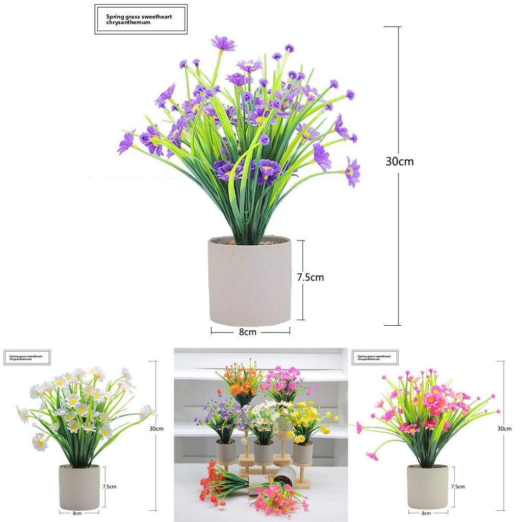 Artificial Plant Decor With Plastic Craft For Home Office And Indoor Spaces