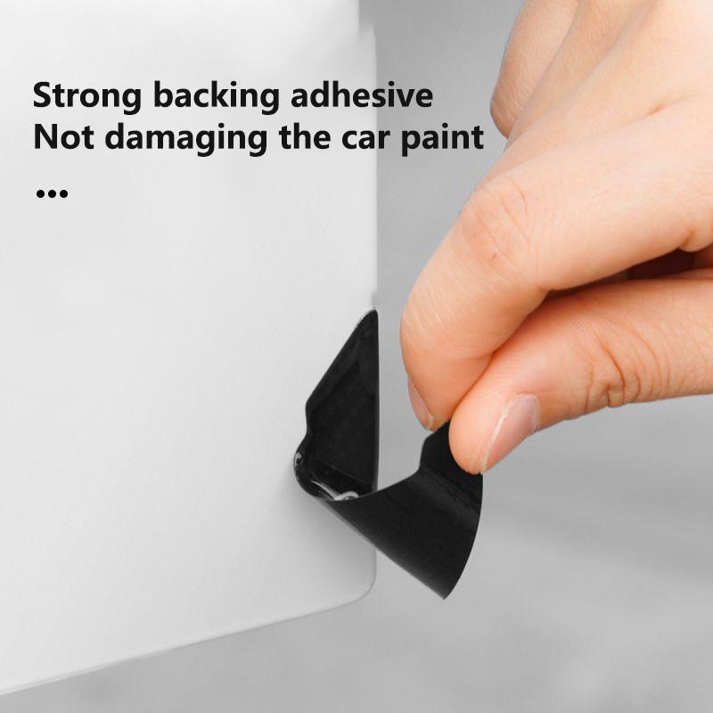 Car Door Corner Anti-Collision Cover Carbon Fiber Protector QW37 Sticker for skoda octavia a5 a4 mk1 fabia superb rapid mk3 yeti 2006