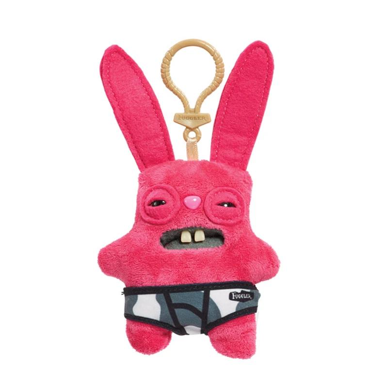Fuggler Lustiges hässliches Monster Plüsch Schlüsselanhänger 12CM Niedliche Stoffpuppen Kawaii Geschenke für Kinder