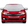 Gintenco Car Windshield Snow Cover, Frost Ice Windscreen Covers With Magnetic Edges, 4 Layers Thickness Snow Protector Covers With Side Mirrors Cover
