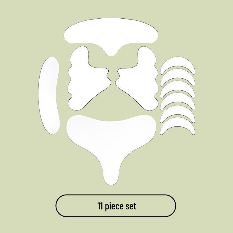 Silikon-Anti-Falten-Pflaster: Selbstklebend, Anti-Aging für Nasolabialfalten, Augen, Stirn, Gesicht, Hals und Dekolleté.