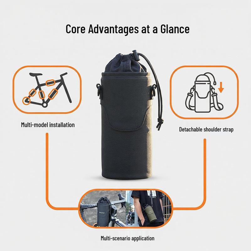 2026 Bicycle Water Bottle Bag - Mountain & Road Bike Cup Holder Handbag