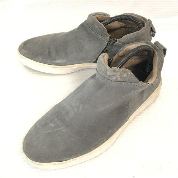 

CAMINANDO Suede Leather Chukka Boots Gray 8/26.0cm Side Zip