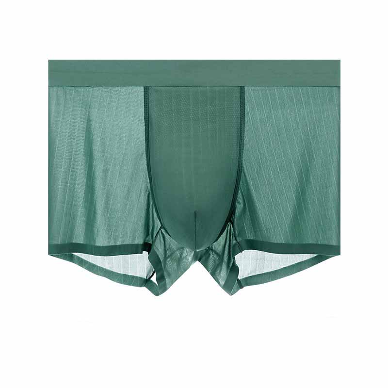 Mens Boxer Shorts Ice Silk Men Panties Seamless Underwear Man Underpants Panties Male Ultra-thin Breathable Briefs