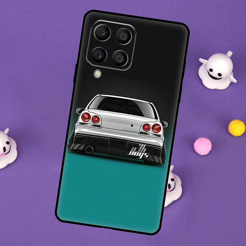 

JDM COOL Car Cartoon Cover For Samsung Galaxy M54 M14 M34 M33 M13 M23 M53 M15 M55 M31 M51 M20 M30s M32 M52 Case Samsung M20