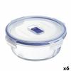 Boîte À Lunch Hermétique Luminarc Pure Box Active 920 Ml 15 X 7 Cm Bicolore Verre (6 Unités)