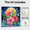 Flowers and Butterflies Full 5D DIY Pearl Gem Art Diamond Painting Kits for Adults/Beginners Gift Idea Home Decor 11.81x11.81in