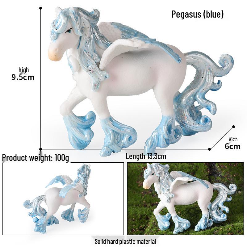 Cross-border Mythical Unicorn Pegasus Toy Model for Kids