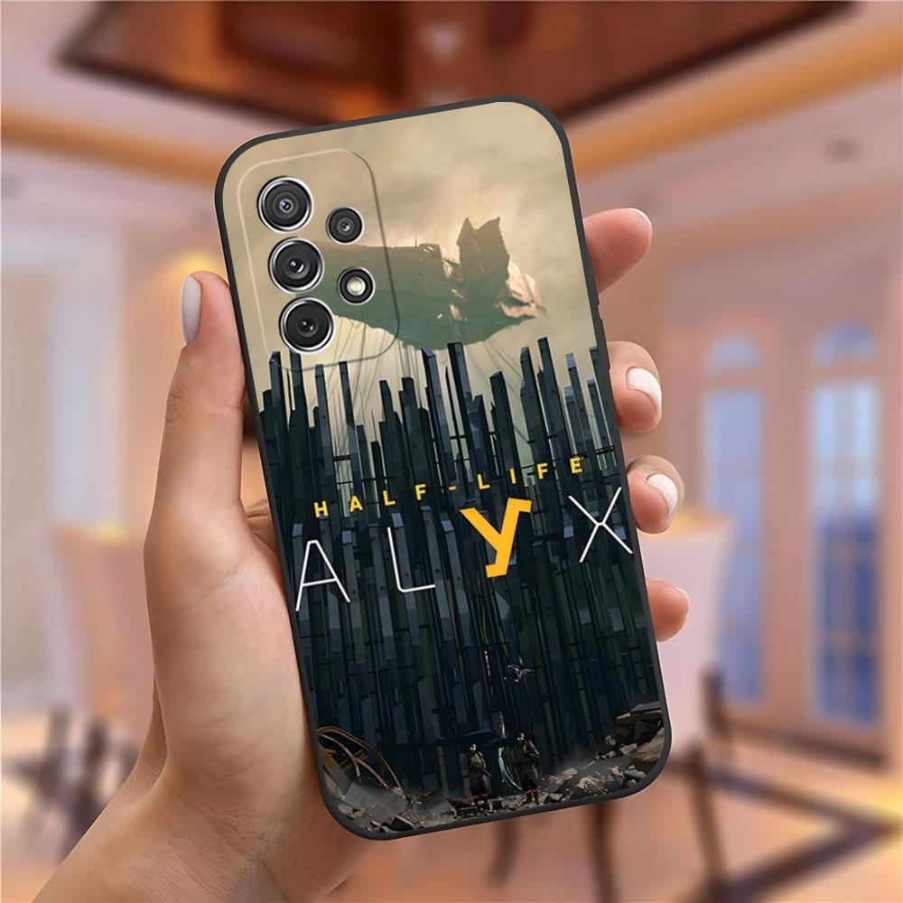 Half Life Game Phone Case for Samsung S23 Ultra S24 S22 S20 Fe S21 Plus Galaxy A54 A34 A24 A53 M54 Note 20 Back Cover