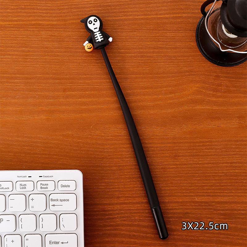 4Pcs Halloween Series Shake Pen 0.5Mm Neutral Pen Creative Cute Gel Pen Student Prizes Stationery Back To School Gift
