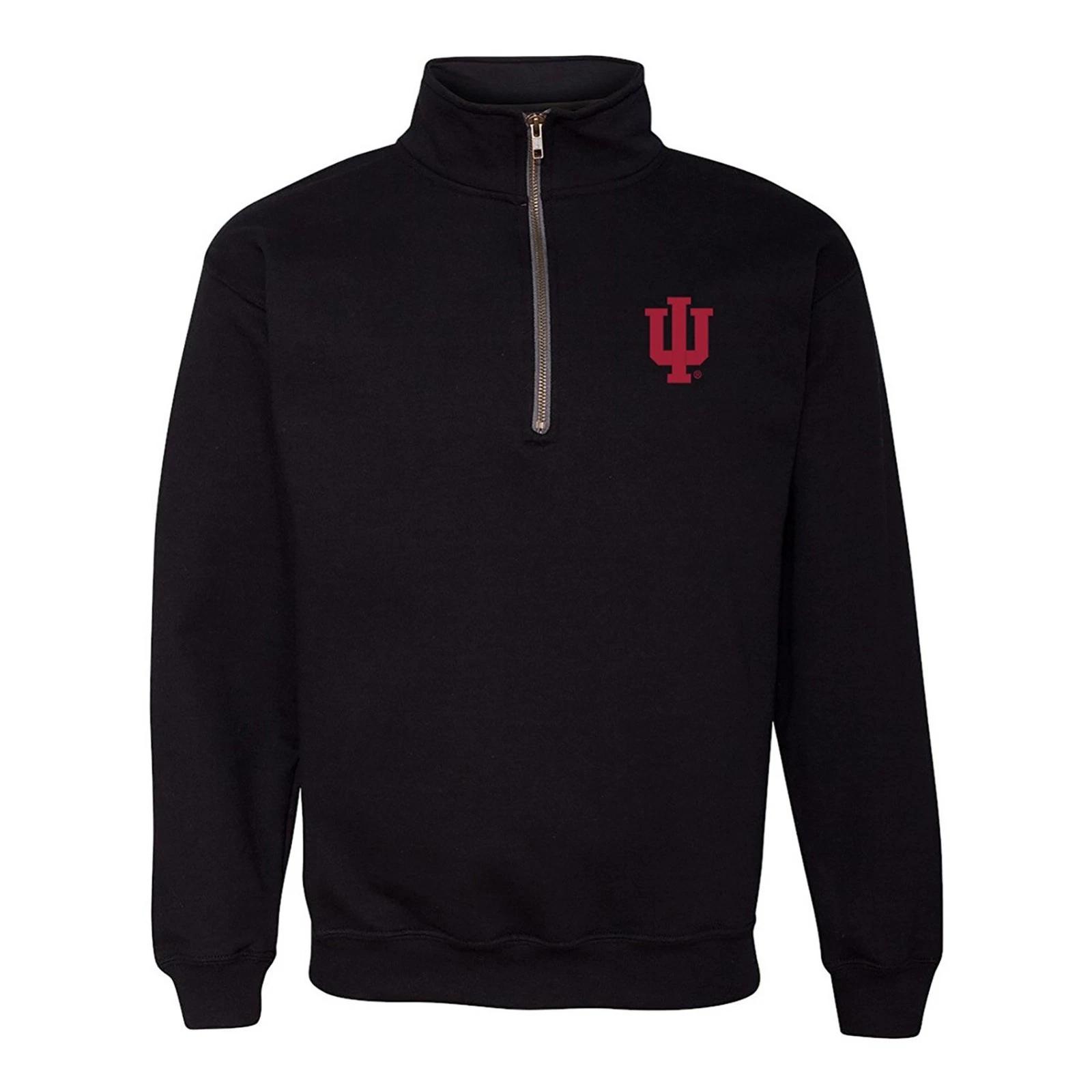 Indiana Hoosiers Primary Logo Quarter Zip 4XL