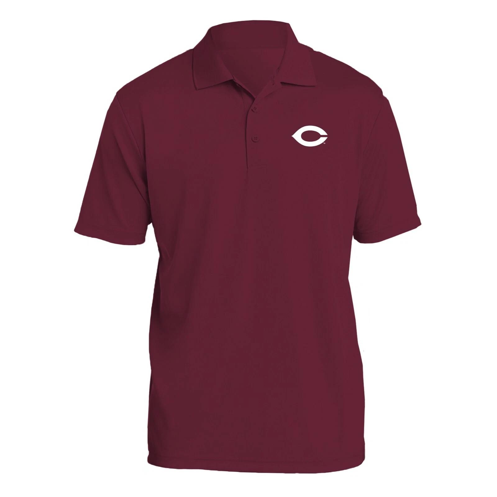 University of Chicago Maroons Primary Logo LC Polo - Maroon 4XL