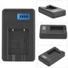 NP 45  Li 40B Camera Battery Single Charger USB Charging with LCD Screen Display Black