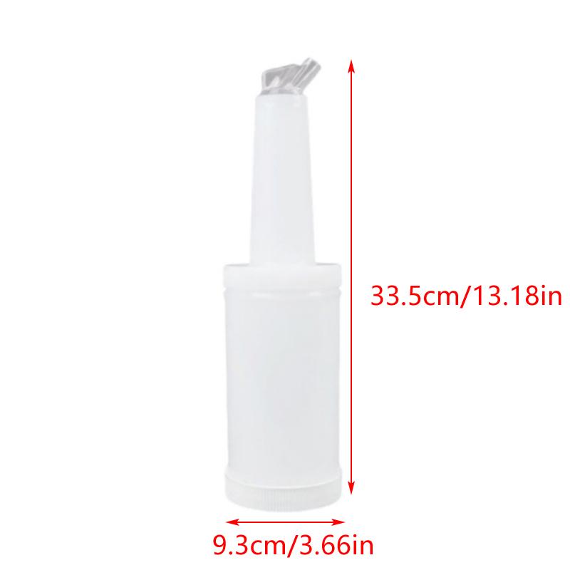 Caraffe Dosatrici in Plastica per Succhi da 1L Bar Versatoi Colorati Contenitori Bottiglia per Versare Succhi per Bar Casa Cucina Ristorante Cafe