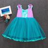 2021 Foreign Trade Halloween Mermaid Princess Dress Ellie Children's Dress Tucker Dress Girls Cotton Dress