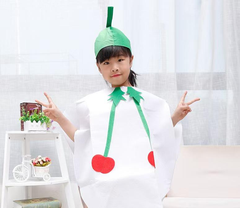 Fruit & Vegetable Halloween Stage Costume for Kids & Parent-Child Performances