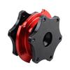 Vehicle Steering Wheel Adapter 8.9cm Diameter Anti Rusts Easy Operate for Racings Enthusiasts Improves Driving Safety