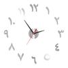 Nordic Style Wall Clock with Lasers Engraving 3D Digital Display Silent Sweep Movement Easy Installation Clock Room Decor