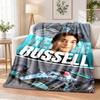 Coperta in Flanella Stampata George Russell Caldo Comfort Coperta da Letto Per Decorazione Interna della Casa