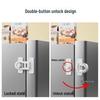 Punch-Free Child Safety Refrigerator Lock - Multi-Function Cabinet Door Lock To Prevent Pinching