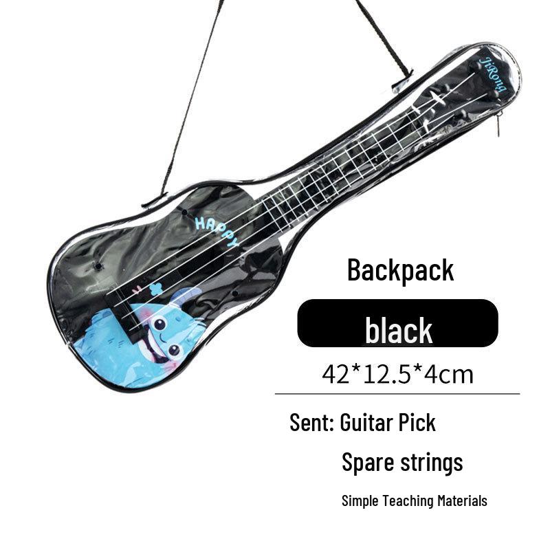 Beginner Ukulele for Students - Stylish, Cute Small Guitar with Monster Design, Ideal for Self-Study