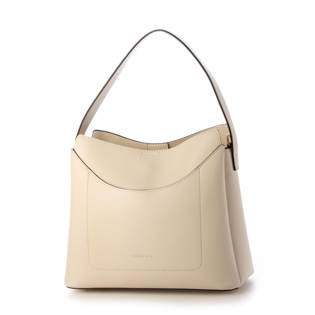 

Сумка-тоут через плечо для цвета слоновой кости [Maison Vert] [Сверхлегкий/Многофункциональный] Двусторонняя женская с одной ручкой, (33)