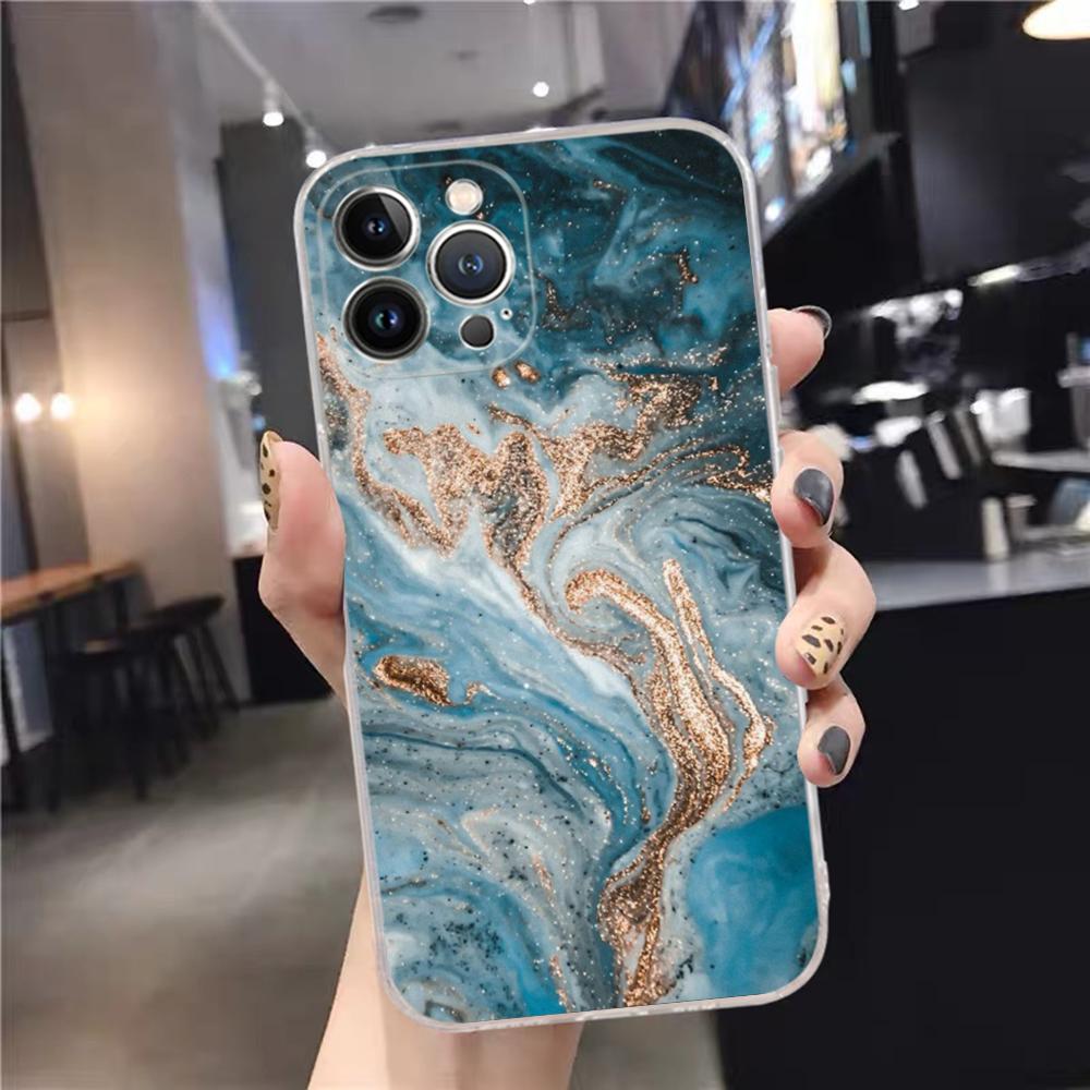 Marble fashion Phone Case For iPhone 15 14 11 12 13 Mini Pro XS Max Cover 6 7 8 Plus X XR SE 2020 Funda Shell