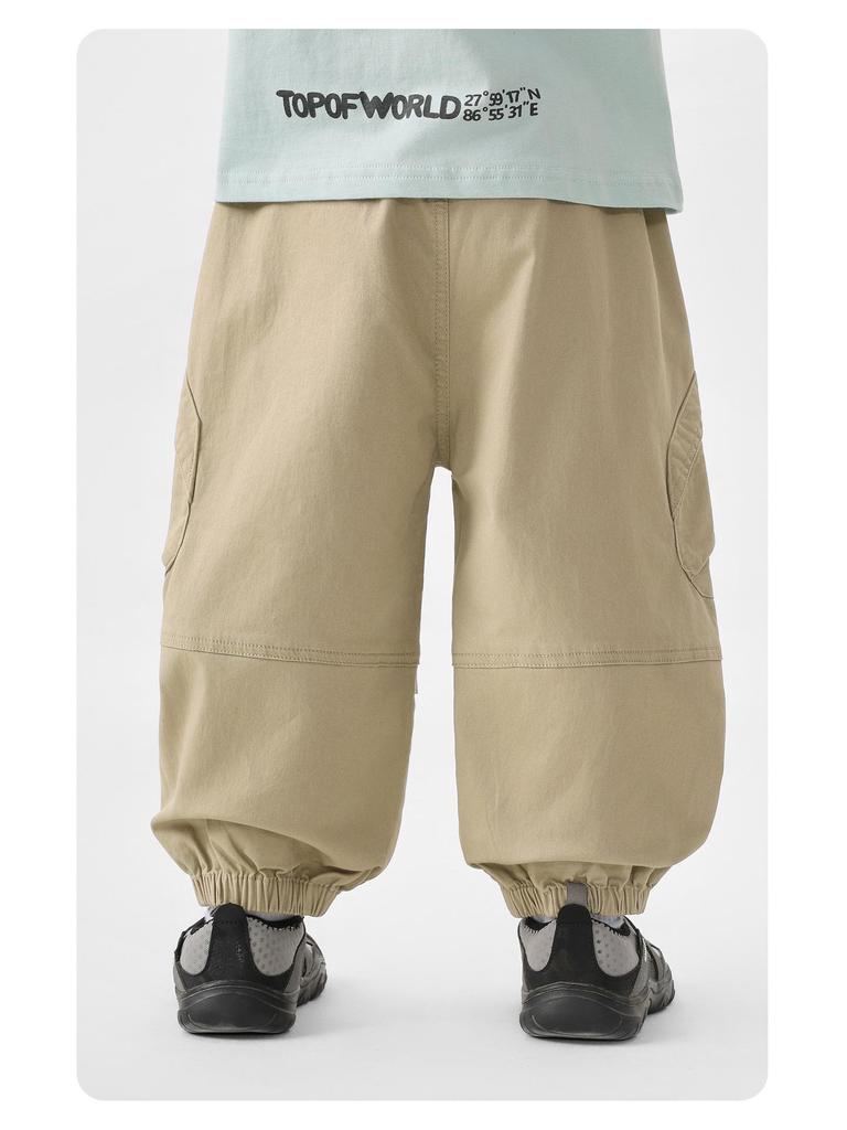 Spring 2026 Trendy European Boys' Long Workwear Pants for Kids and Toddlers